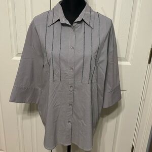 Redwood Court Embroidered Bibb Shirt